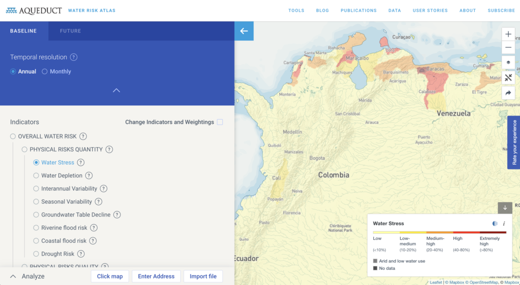 Estrés hídrico Colombia 2023